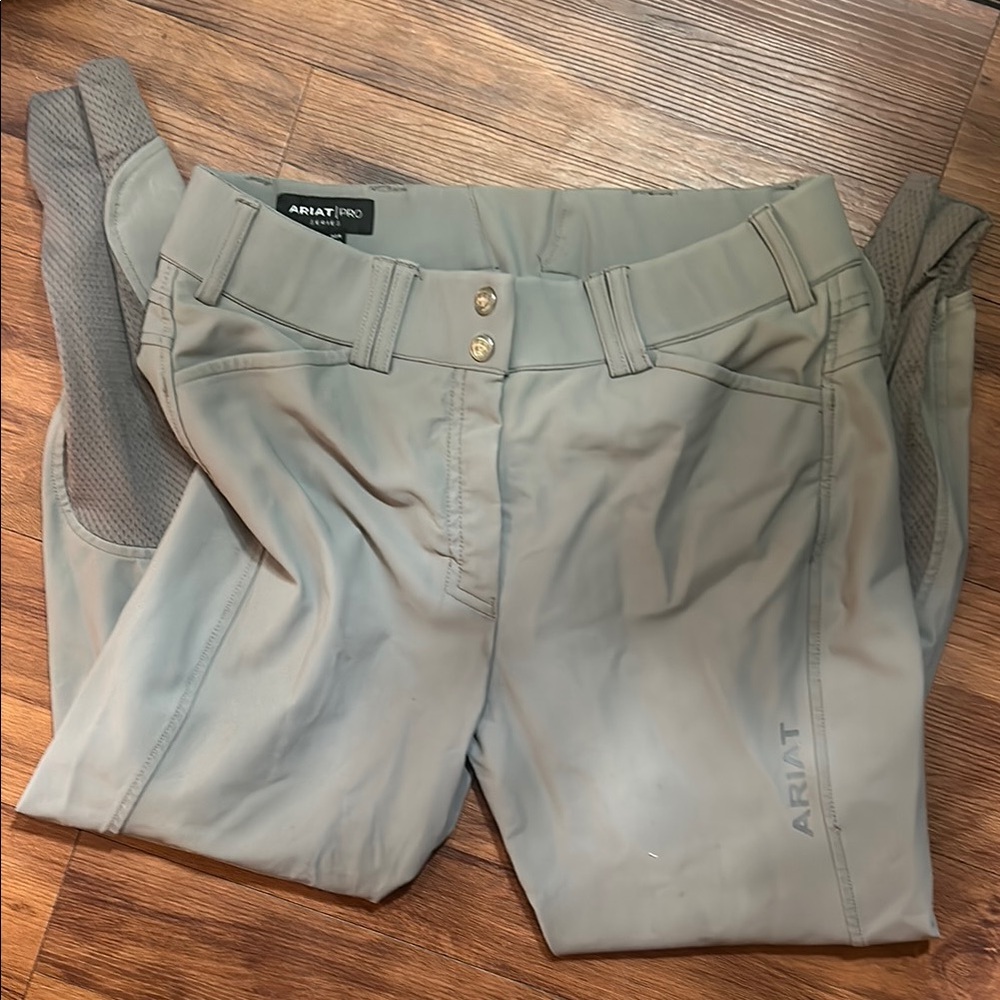 Ariat Dark Tan/Grey Riding Pants